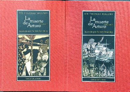 La muerte de Arturo 2vv - Thomas Malory - copertina