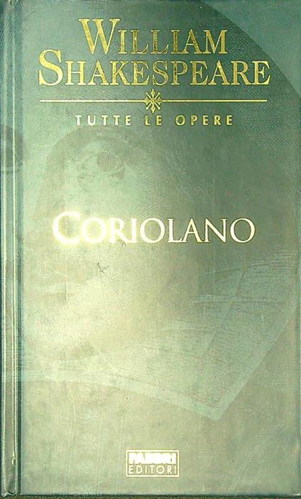 Coriolano - William Shakespeare - copertina