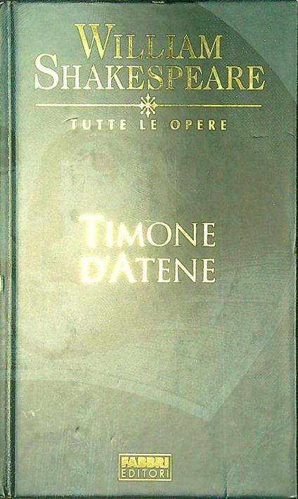 Timone d'Atene - William Shakespeare - copertina