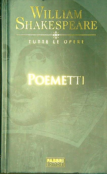 Poemetti - William Shakespeare - copertina