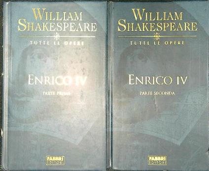 Enrico IV 2vv - William Shakespeare - copertina