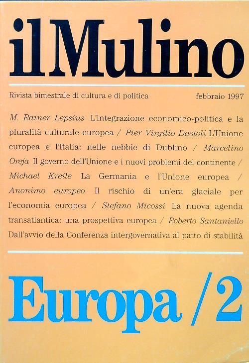 il Mulino/Europa 2-Febbraio 1997