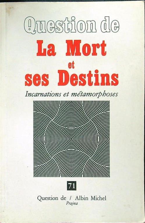 La Mort et ses Destins - copertina