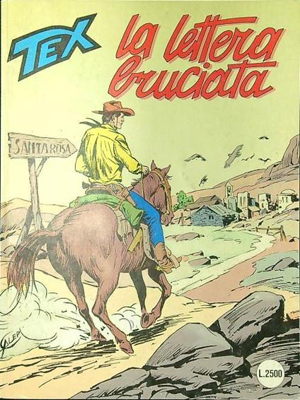 Tex n. 399/gennaio 1994: La lettera bruciata - copertina