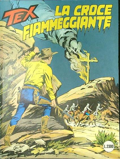 Tex n. 350/aprile 1993: La croce fiammeggiante - copertina