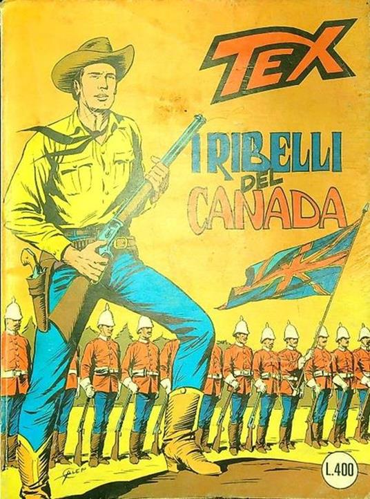 Tex n. 204/ottobre 1977: I ribelli del Canada - copertina