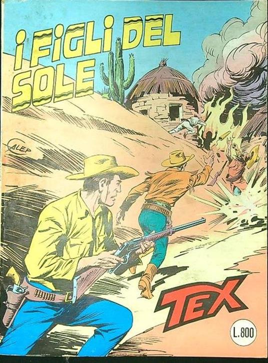 Tex n. 268/febbraio 1983: I figli del sole - copertina