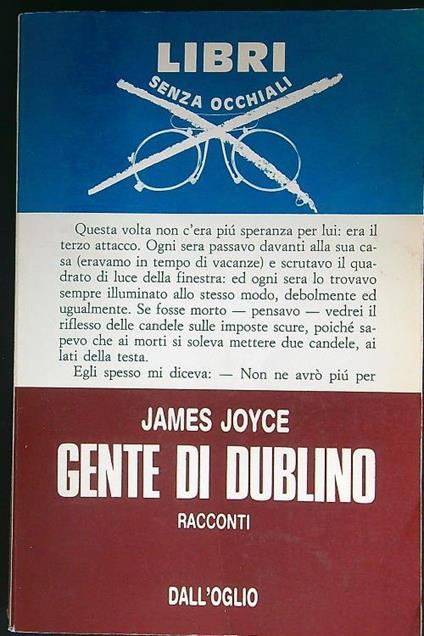 Gente di Dublino - James Joyce - copertina