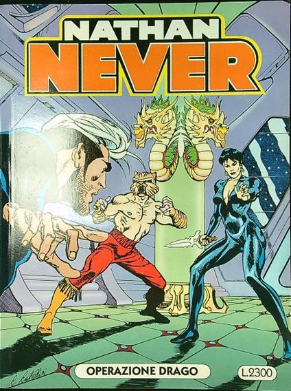 Nathan Never n. 3/agosto 1991: Operazione Drago - copertina