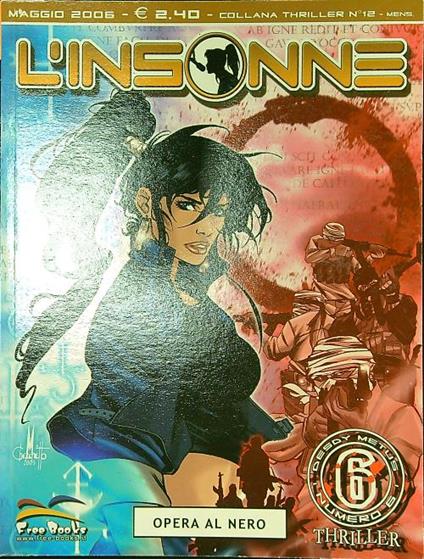 L' insonne n. 6/maggio 2006: Opera al nero - copertina