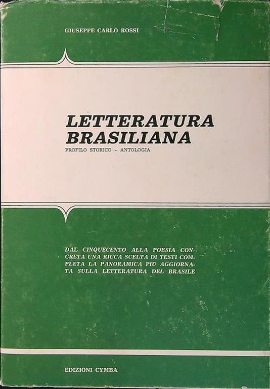 Letteratura brasiliana - Giuseppe Carlo Rossi - copertina