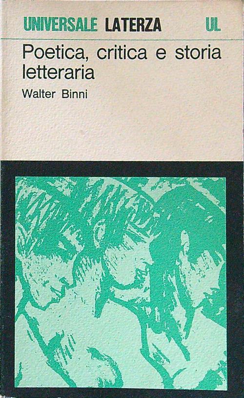 Poetica, critica e storia letteraria
