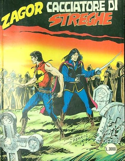 Zagor n. 438/ottobre 1997: Cacciatore di streghe - copertina
