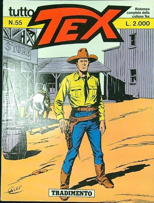 Tutto Tex n. 55/1989: Tradimento - copertina