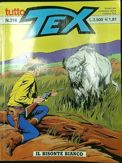 Tutto Tex n. 316/2000: Il bisonte bianco - copertina