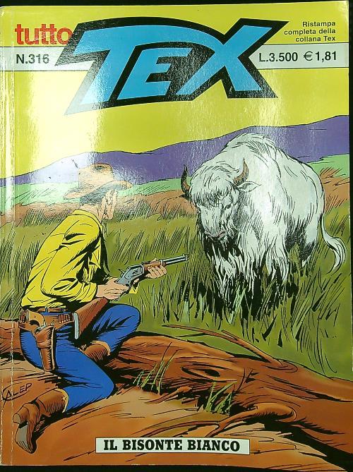 Tutto Tex n. 316/2000: Il bisonte bianco - copertina