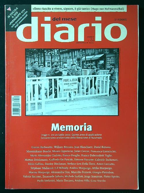 Diario n. 1/21 gennaio 2005 (no DVD)