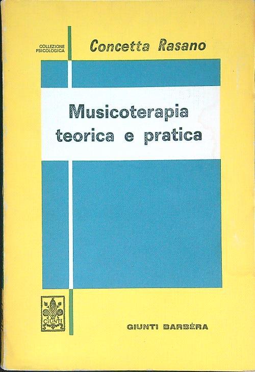 Musicoperapia teorica e pratica