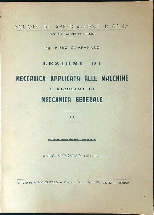 Meccanica applicata alle macchine II