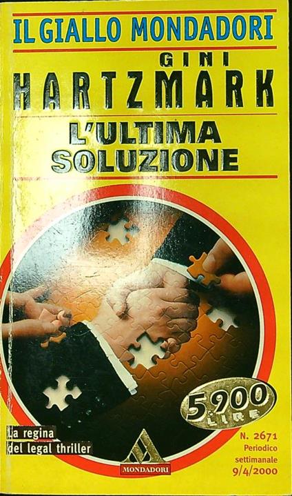 L' ultima soluzione - Gini Hartzmark - copertina