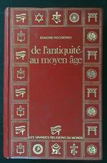 De l'antiquité au moyen age