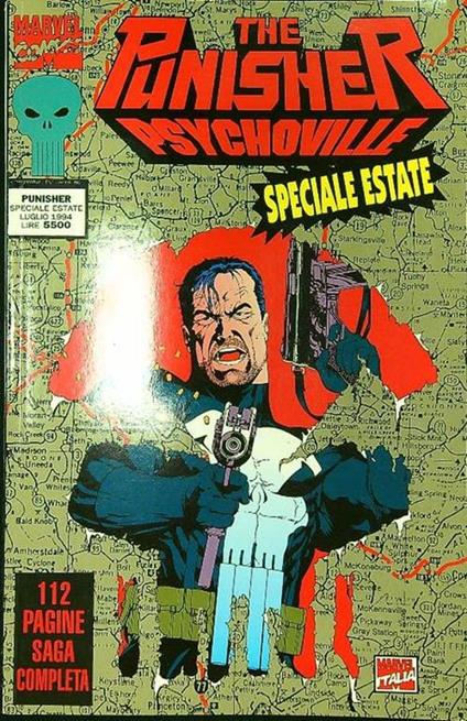 The punisher speciale estate/luglio 1994:  Psychoville - copertina
