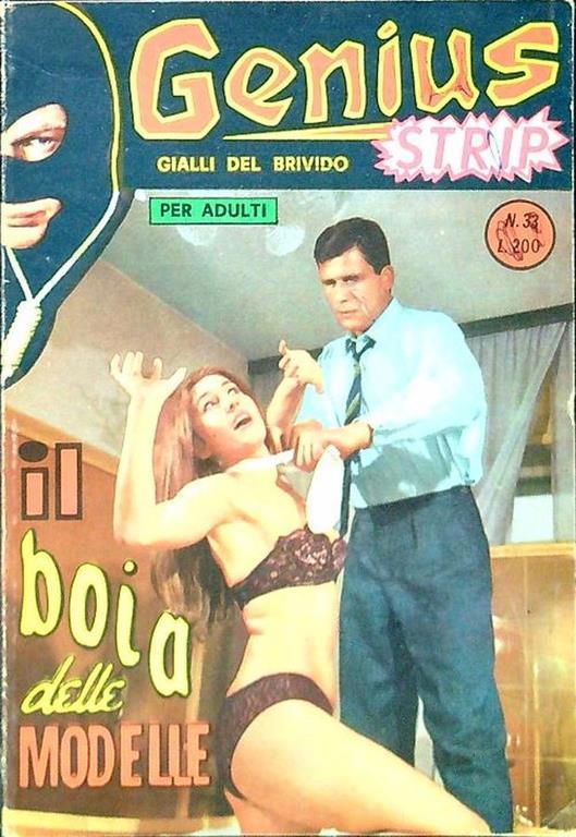 Genius strip N. 33 - Il boia delle modelle - copertina