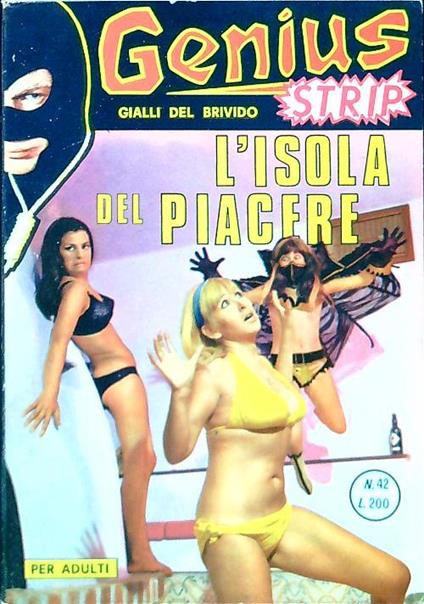 Genius strip N. 42 - L'isola del piacere - copertina