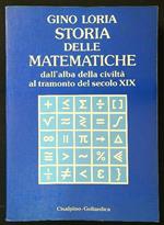 Storia delle matematiche dall'alba della civiltà al secolo XIX