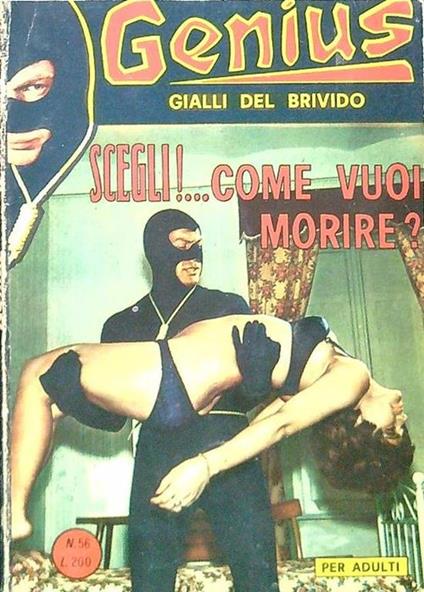 Genius N. 56 - Scegli!.. Come vuoi morire? - copertina