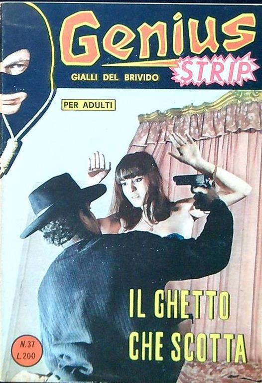 Genius strip N. 37 - Il ghetto che scotta - copertina