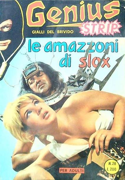 Genius strip N. 28 - Le amazzoni di slox - copertina