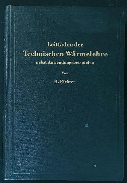 Leitfaden der Technischen Warmelehre - copertina