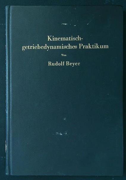 Kinematisch-getriebedynamisches Praktikum - copertina