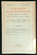 Periodico di matematiche n. 1/gennaio 1927