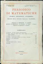 Periodico di matematiche n. 2/marzo 1929