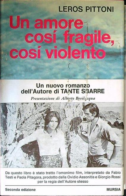 Un amore così fragile, così violento - Leros Pittoni - copertina