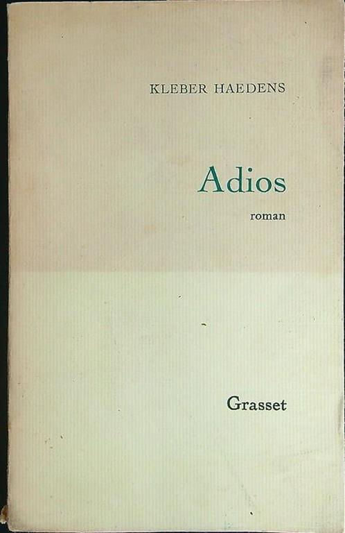 Adios - Kleber Haedens - copertina