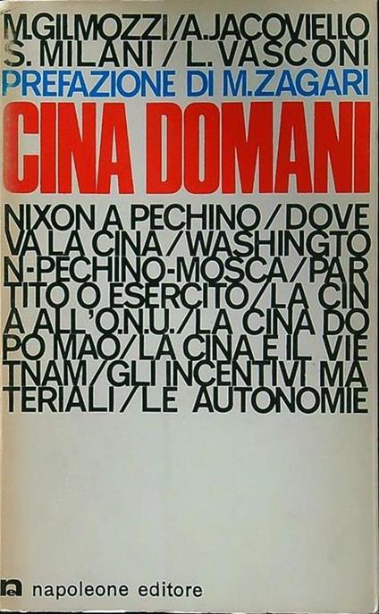 Cina domani - copertina