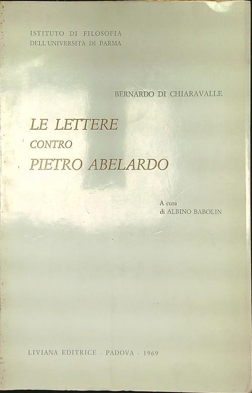 Lettere contro Pietro Abelardo