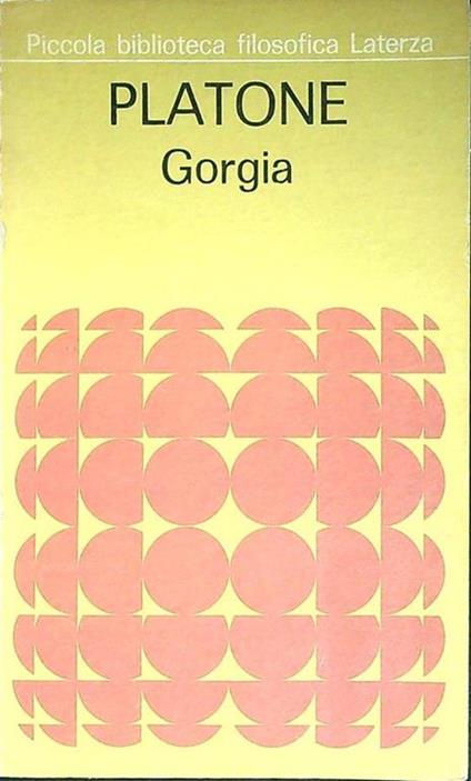 Gorgia - Platone - copertina