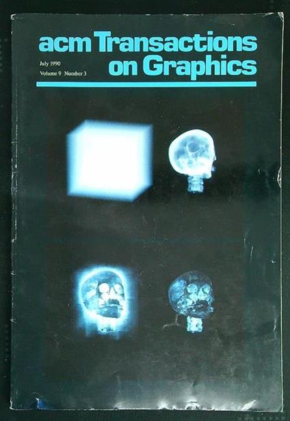 ACM Transactions on Graphics vol. 9 n. 3 - copertina
