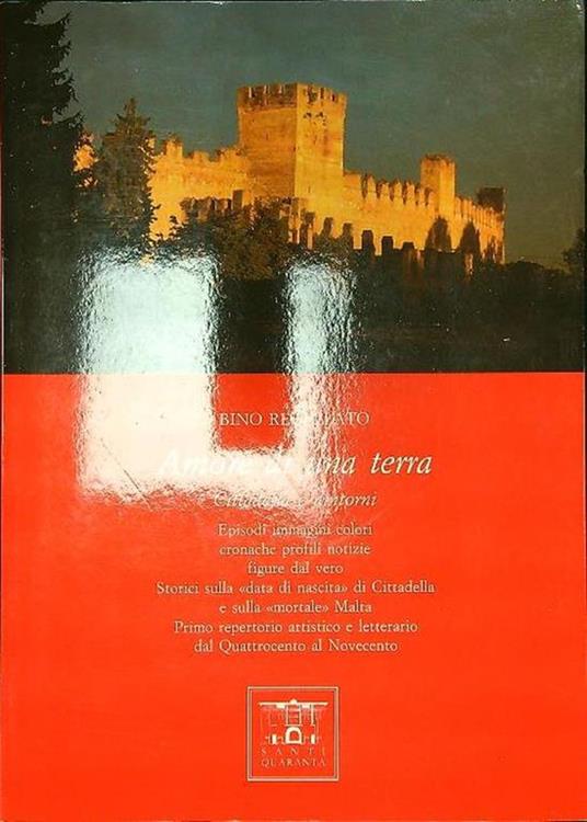 Amore di una terra - Bino Rebellato - copertina