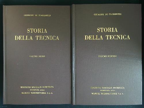 Storia della tecnica 2vv