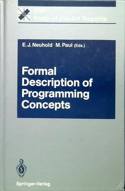 Formal Description of Programming Concepts - copertina