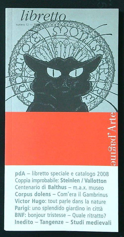 Pagine d'Arte Libretto n. 12/2008 - copertina