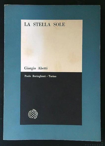 La stella sole - Giorgio Abetti - copertina