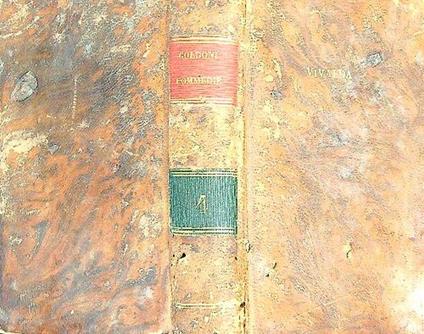 Raccolta completa delle commedie vol 4 - Carlo Goldoni - copertina