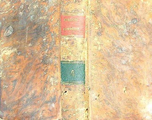 Raccolta completa delle commedie vol 4 - Carlo Goldoni - copertina