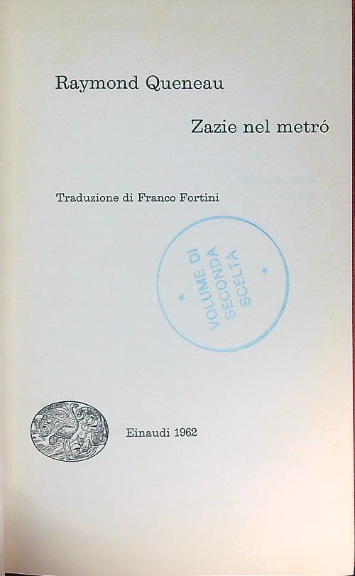 Zazie nel metrò